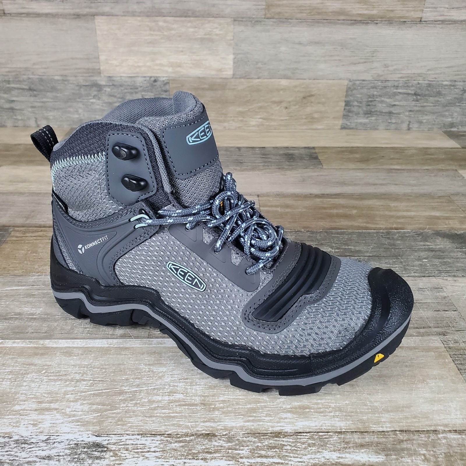 Keen Durand Evo Mid Womens Boots Sz 8 Steel Gray Blue Waterproof Hiking Boots